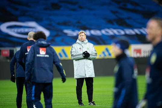 Assistant coach Peter Wettergren of the Swedish national