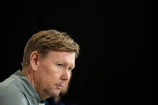 Assistant coach Peter Wettergren of the Swedish national