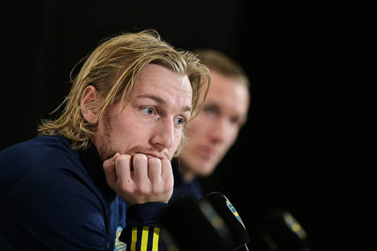 Emil Forsberg of the Swedish national football team