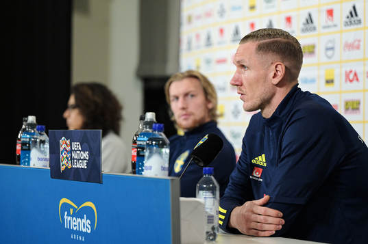 Robin Olsen of the Swedish national football team