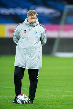 Assistant coach Peter Wettergren of the Swedish national