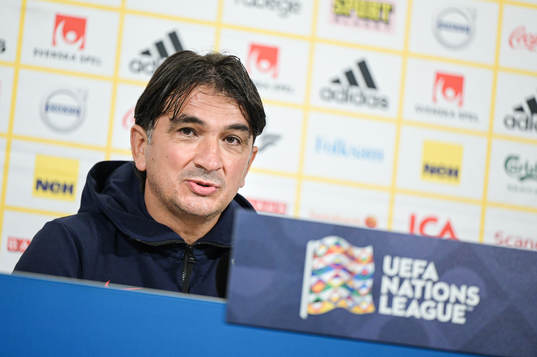 Head coach Zlatko Dalic of the Croatian national football
