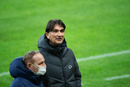 Head coach Zlatko Dalic of the Croatian national football