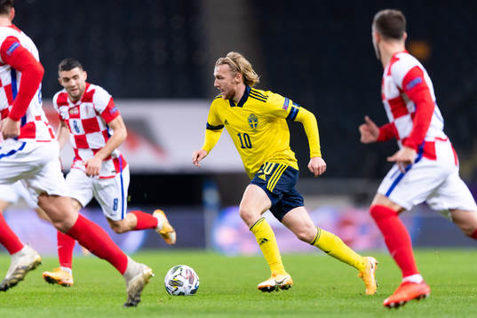 Emil Forsberg of Sweden