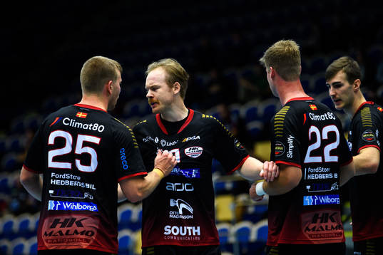 HK Malmös Anton Blickhammar och Magnus Persson