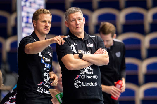HK Malmös tränare Stian Tönnesen och HK Malmös