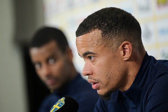 Robin Quaison of the Swedish national football team