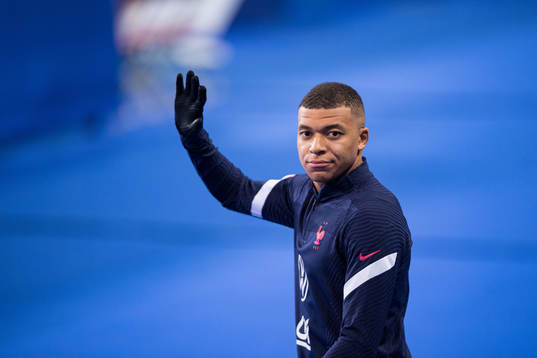 Kylian Mbappé of the French national football team