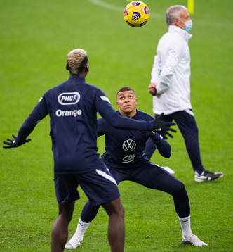 Kylian Mbappé of the French national football team