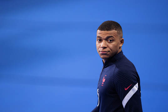 Kylian Mbappe of the French national football team