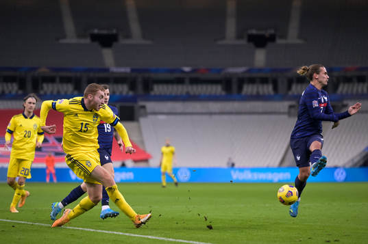 Dejan Kulusevski of Sweden