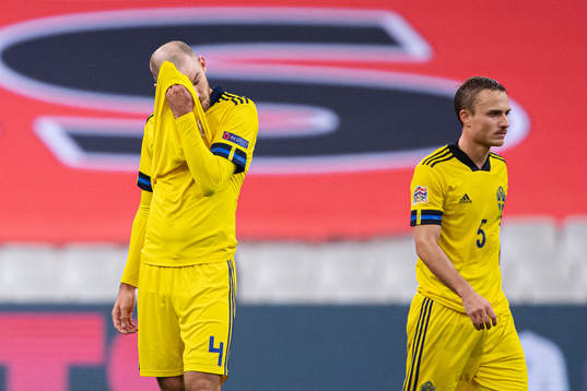 Marcus Danielson and Pierre Bengtsson of Sweden looks