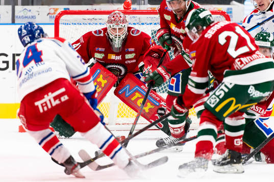 Frölundas målvakt Niklas Rubin