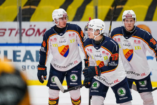 Djurgårdens William Eklund jublar