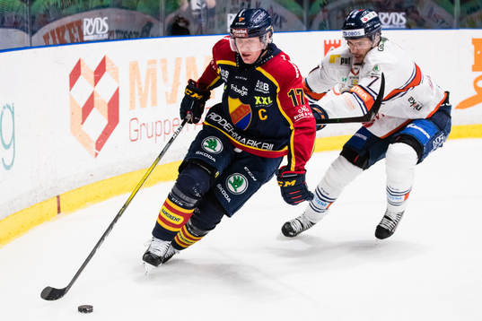 Djurgårdens Henrik Eriksson och Växjös Hardy Häman
