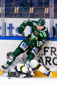 s Max Wennlund och Färjestads Jacob Peterson