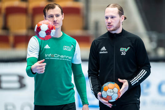 Helsingborgs Johan Lundgren och Emil Hansson