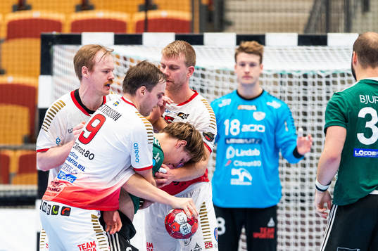 Helsingborgs Johan Palm och HK Malmös Nils Pettersson samt