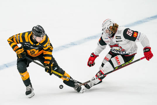 Skellefteås Philip Broberg och Malmö Redhawks Adam