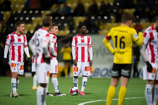 Ruben Yttergård Jenssen and Eric Kitolano of Tromsø