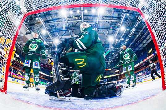 under ishockeymatchen i SHL mellan Färjestad och Luleå