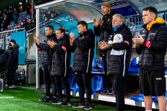 Kjetil Knutsen, head coach of Bodø/Glimt, Morten Kalvenes,