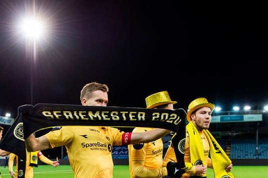 Morten Konradsen of Bodø/Glimt celebrates