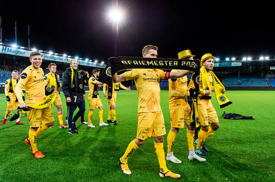 Morten Konradsen of Bodø/Glimt celebrates