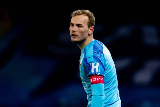 Goalkeeper Viljar Myhra of Strømsgodset