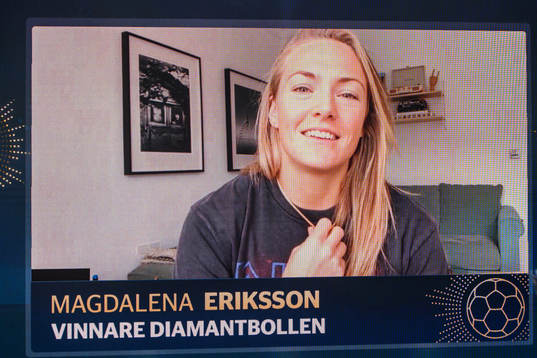 Vinnaren av Diamantbollen Magdalena Eriksson