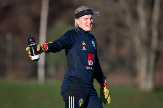 Målvakten Emma Holmgren