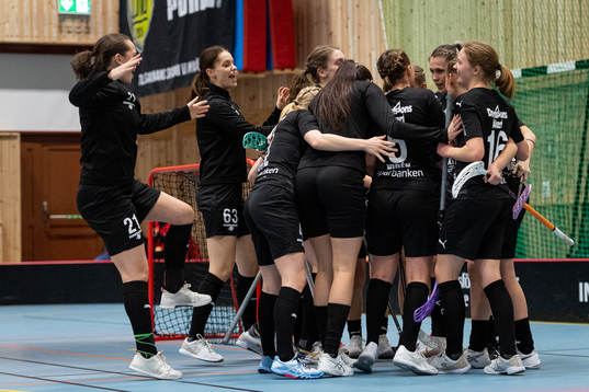 Lunds spelare jublar