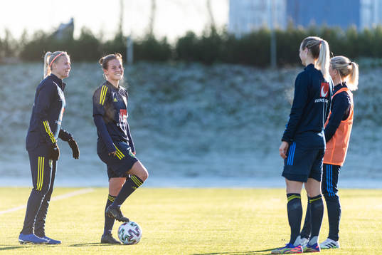 Hanna Glas, Anna Anvegård, Amanda Ilestedt och Rebecka