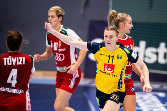 Sveriges Johanna Forsberg jublar