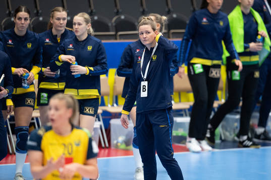 Sveriges assisterande förbundskapten Johanna Wiberg