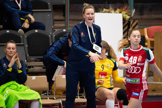 Sveriges assisterande förbundskapten Johanna Wiberg