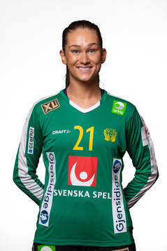 Sveriges målvakt Evelina Eriksson