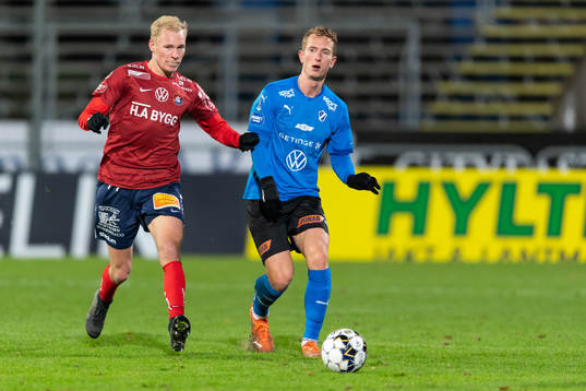 Örgrytes Adam Bergmark Wiberg och Halmstads Andreas