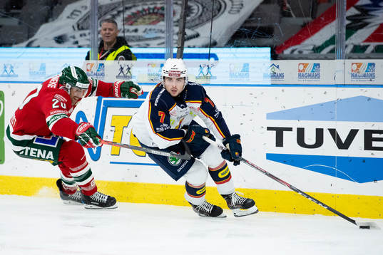 Frölundas Joel Lundqvist och Djurgårdens Bobby Nardella