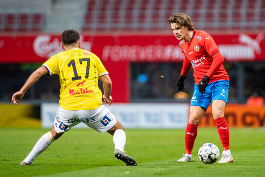 Falkenbergs Edi Sylisufaj och Helsingborgs Brandur