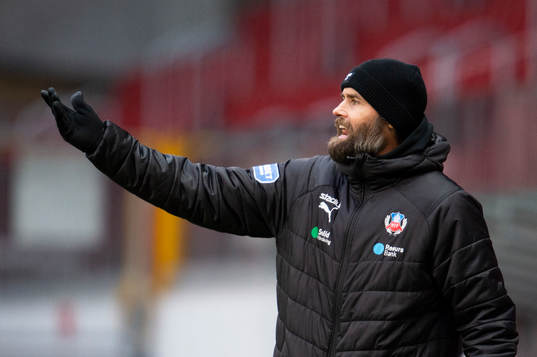 Helsingborgs tränare Olof Mellberg