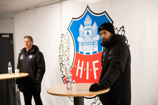 Helsingborgs tränare Olof Mellberg
