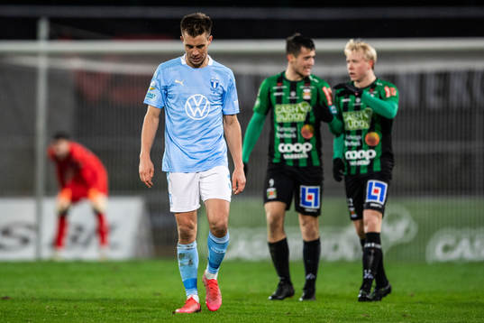 Malmö FFs Jonas Knudsen deppar