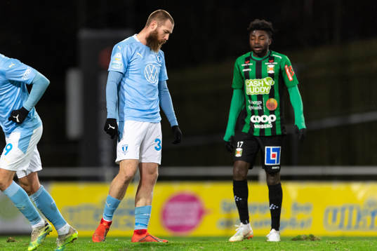 Malmö FFs Jo Inge Berget deppar