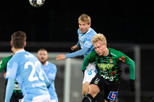 Malmö FFs Oscar Lewicki och Varbergs André Boman