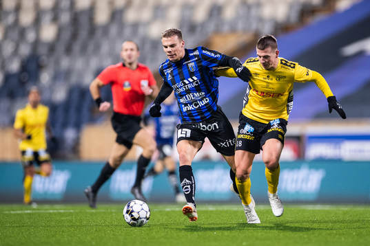 Sirius Elias Andersson och Elfsborgs Simon Olsson