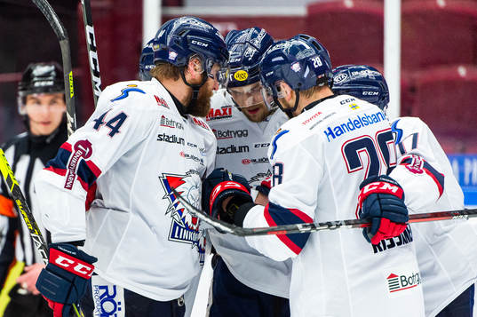 Linköpings Jarno Kärki jublar