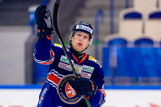 Växjös Richard Gynge jublar