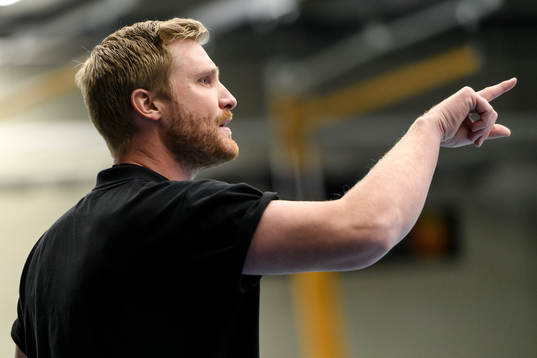 Hallbys tränare Jesper Östlund
