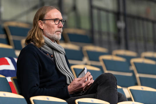 Varbergs läktarcoach Staffan Olsson